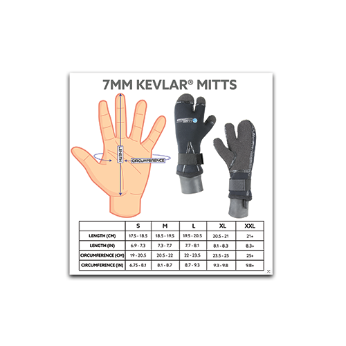 7mm Kevlar® Mitts